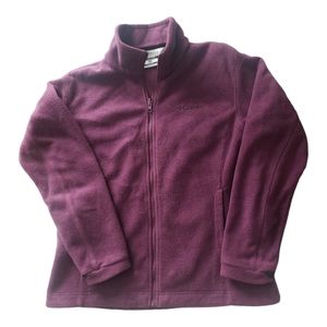 Columbia Interchange Fleece womens purple full zip jacket